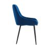 Modern Blue Velvet Dining Chairs
