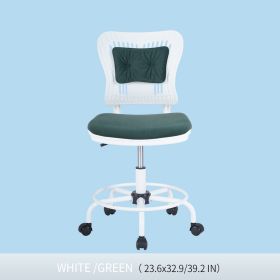TEEN DESK CHAIR WITH METAL FOOT RING (Color: as Pic)