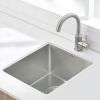 Undermount Kitchen Sink;  16 Gauge Stainless Steel Wet Bar or Prep Sinks Single Bowl
